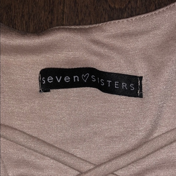 Blush Nude Mid calf Bodycon dress! - Picture 3 of 3